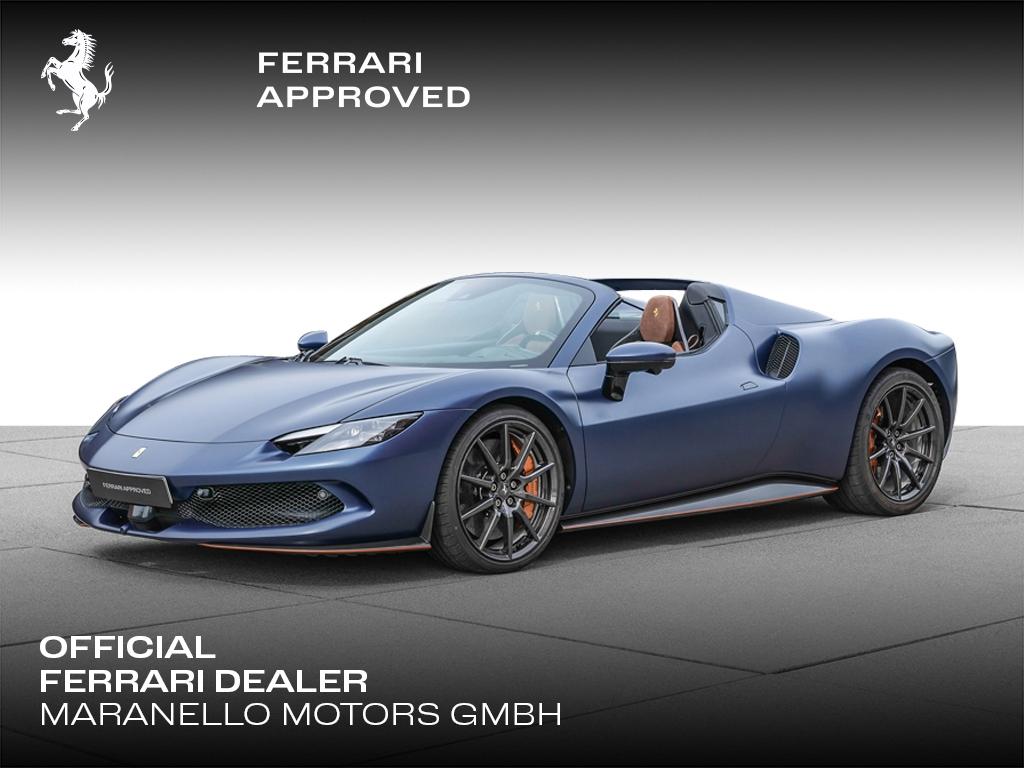 Ferrari 296 GTS *Blu Swaters Opaco*Lift*JBL*Carbon+LED*