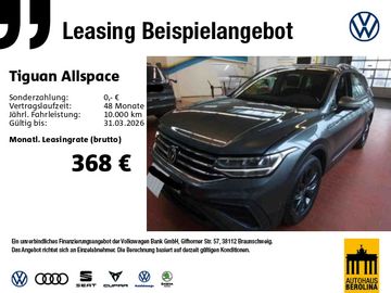 Volkswagen Leasingangebot: Volkswagen Tiguan Allspace 1.5 TSI Life DSG *HuD*R-CAM*SHZ*