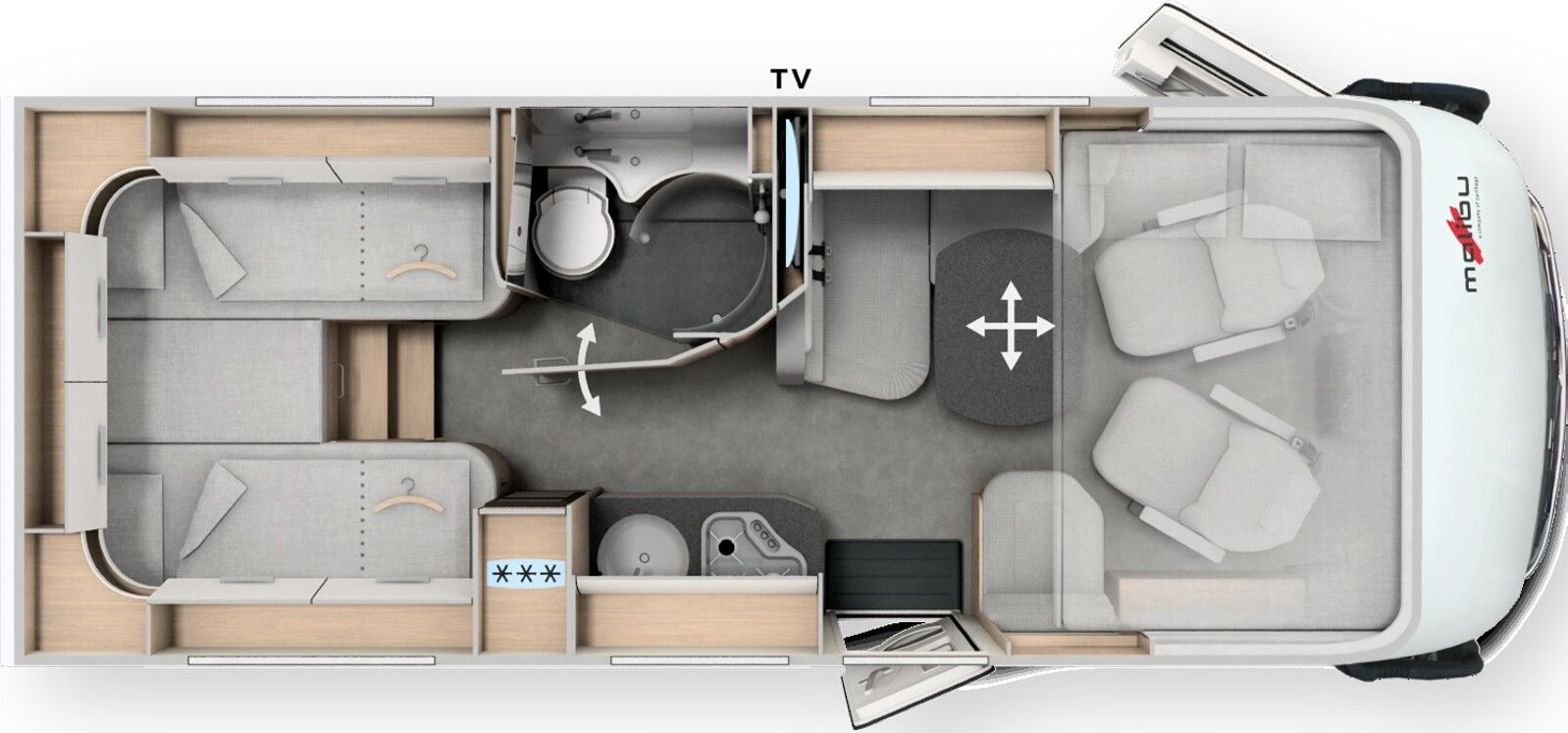 Fahrzeugabbildung Malibu I 430 KB LE comfort FIAT AUTOMATIK TV MARKISE