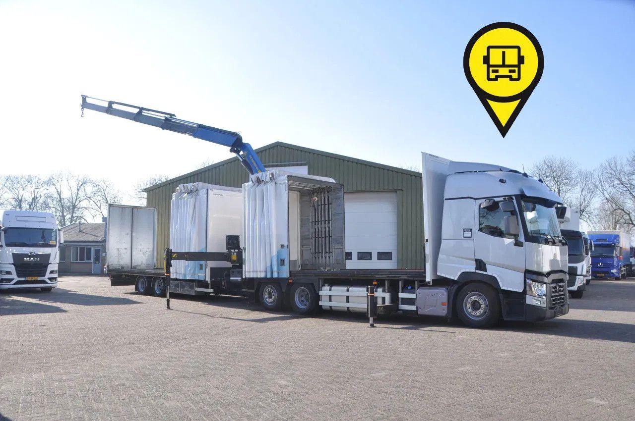 Renault T520 PALFINGER 34Tm CRANE + VAN HOOL COMPLETE 20