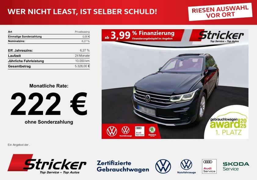 Volkswagen Tiguan Elegance 2.0TDI DSG 4M 222,-ohne Anzahlun