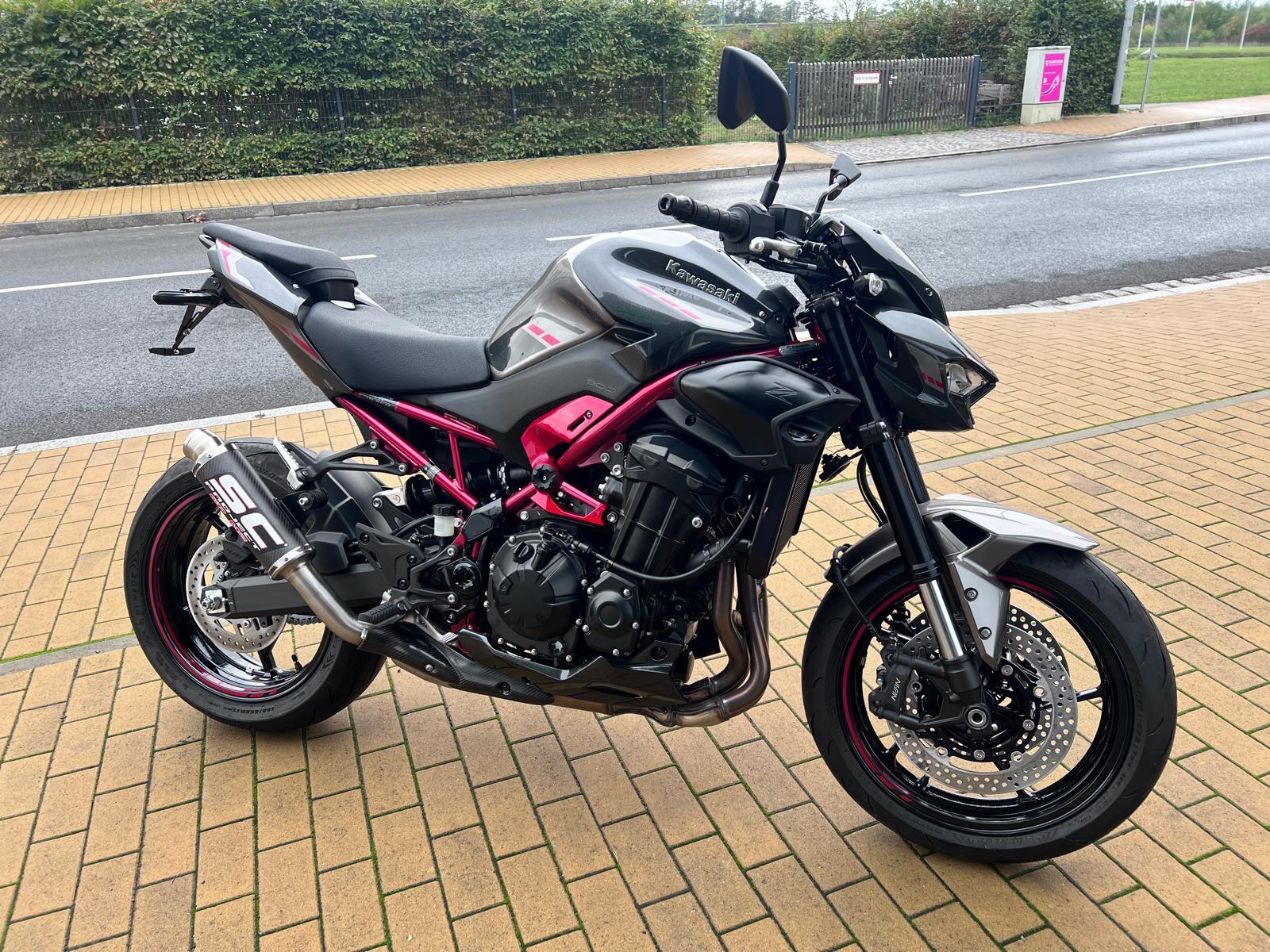 Kawasaki Z900 SC-Project kurzer Kennzeichenträger