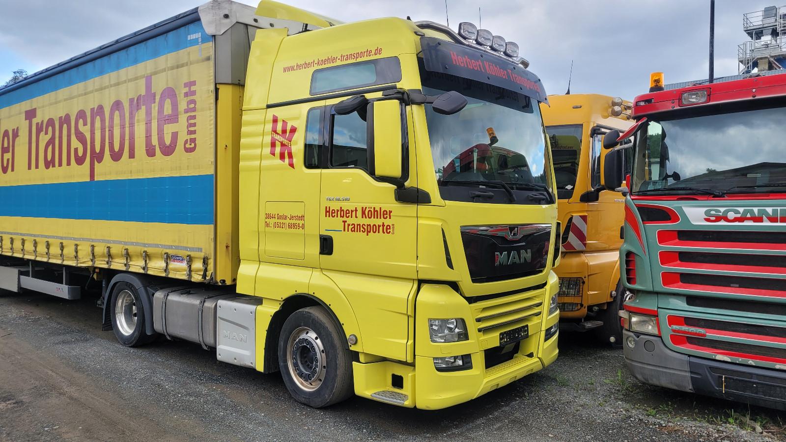 MAN TGX 18.510 XXL Hubkupplung  2 Tank 6 D