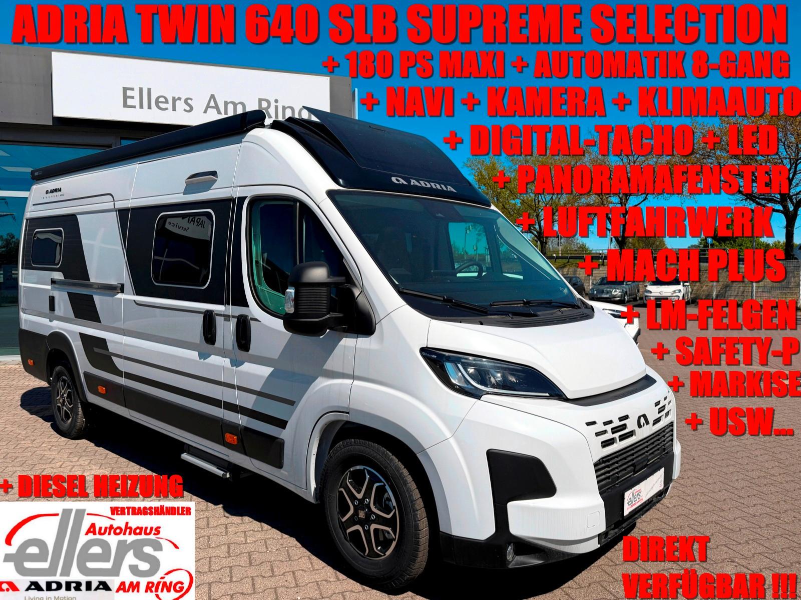 Adria TWIN SUPREME SELECTION 640 SLB NAVI LUFT MARKISE