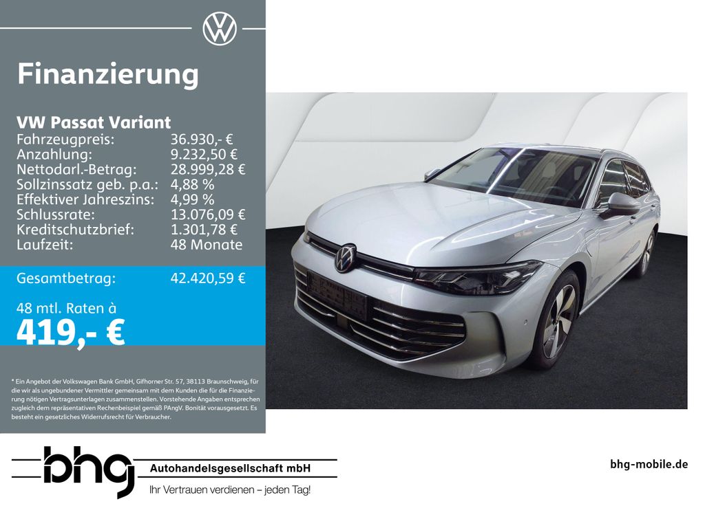 Volkswagen Passat Variant 1.5 e-Hybrid OPF DSG Business