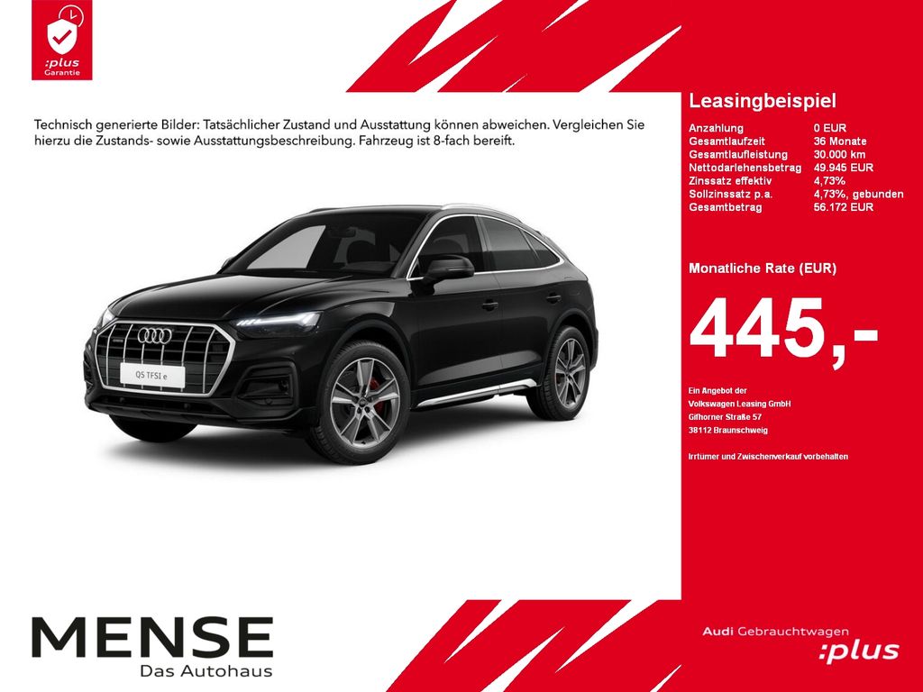Audi Q5 Sportback 50 TFSI e quattro S tronic advanced