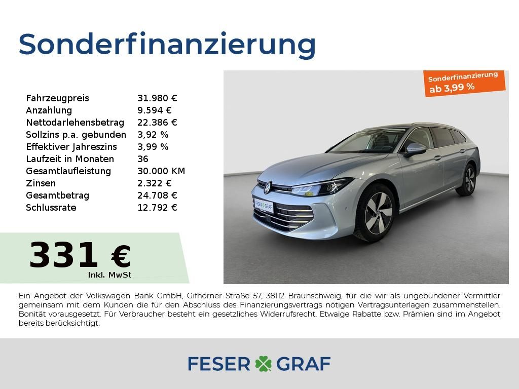 Passat Business 1.5 eTSI AHK 360° SHZ LHZ Navi
