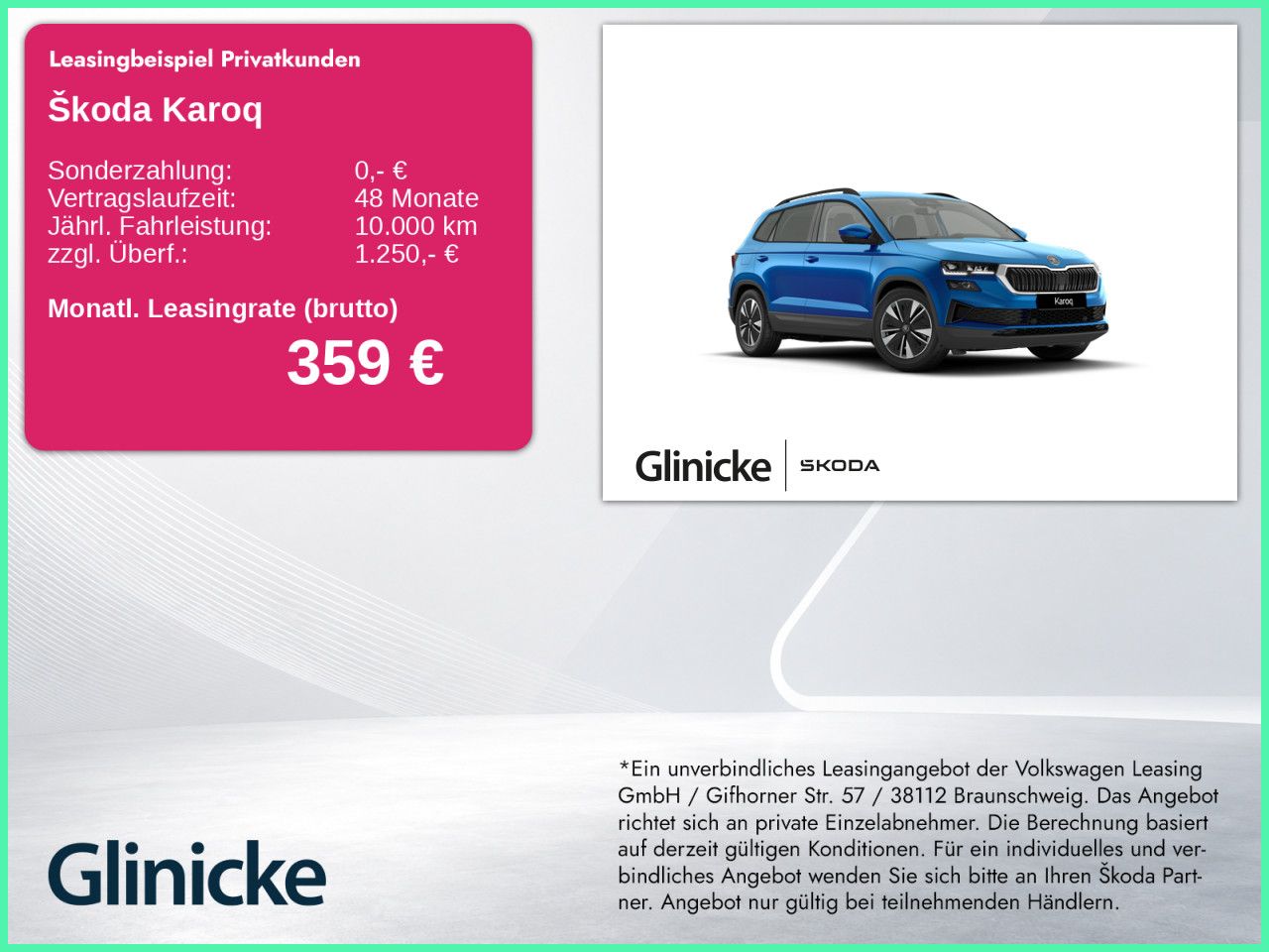 Skoda Karoq Balance 1.5 TSI 110 kW AHK RFK ACC