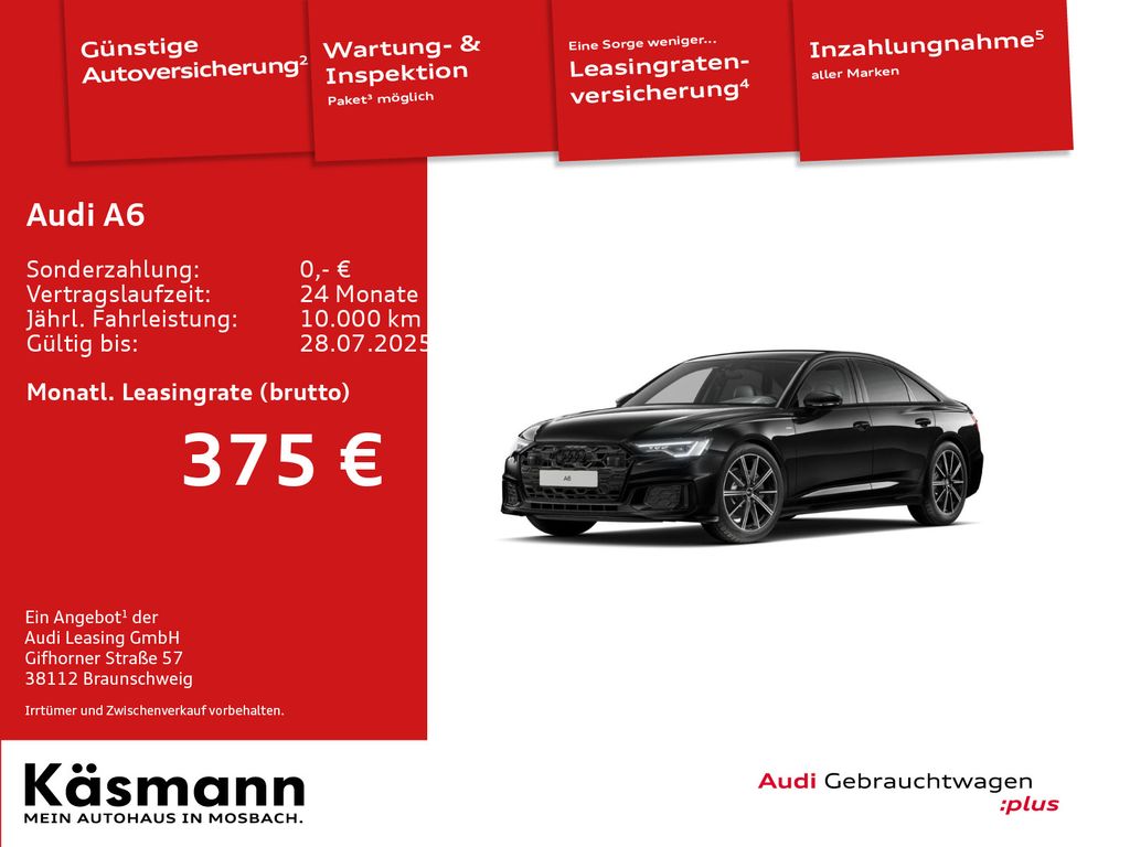 Audi A6 Lim. S line 45TFSI MATRTIX AHK KAM ACC SHZ
