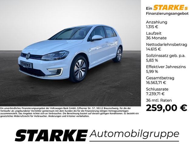 Volkswagen e-Golf  Navi LED PDC LM Klima