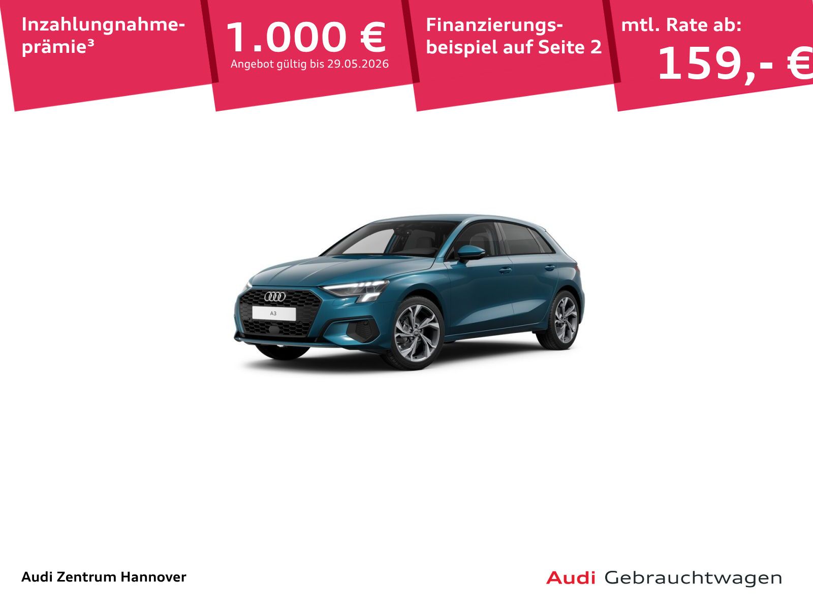 Audi A3 Sportback 30 TFSI Kamera Navi virtual LED