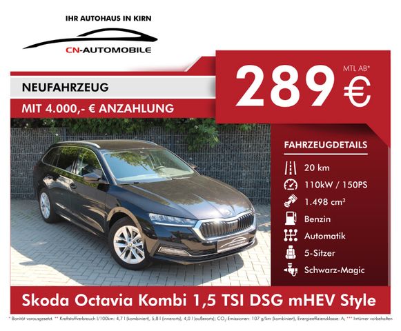 Skoda Octavia Kombi 1,5 TSI DSG mHEV Style