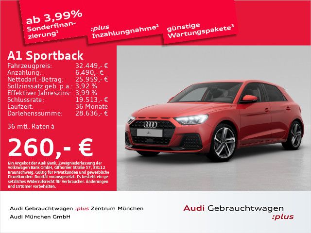 Audi A1 Sportback 35 TFSI S tronic advanced ACC/Virtu