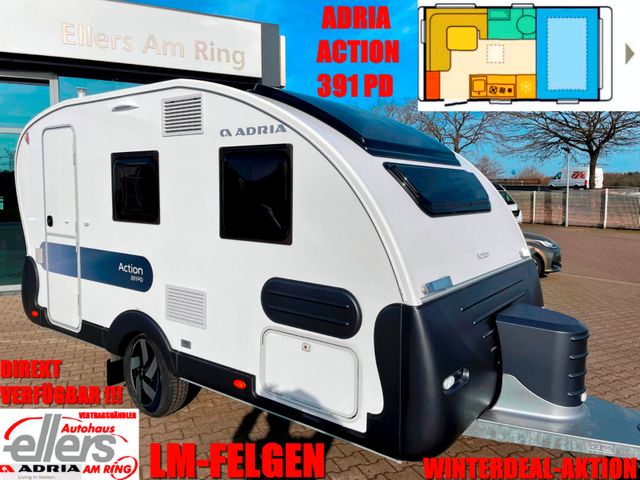 Adria ACTION 391 PD LM FELGEN PANORAMA SOFORT !!!