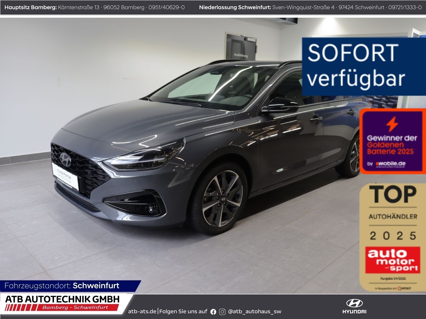 Fahrzeugabbildung Hyundai i30 Kombi Advantage 1.5 T-GDi 48V DCT
