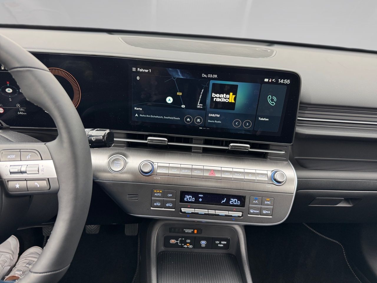 Fahrzeugabbildung Hyundai KONA SELECT ACC Akustikglas DynLicht Kam. KlimaA
