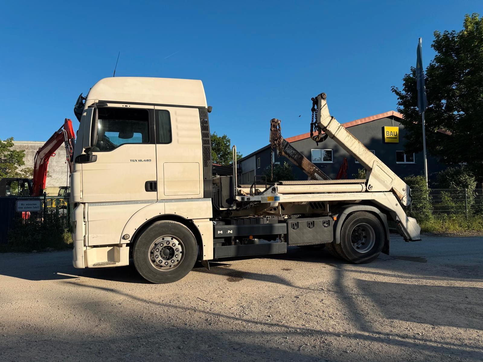 MAN TGX 18.480 - MEILLER AK 12t-RETARDER-KLIMA-TOP