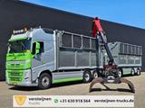 Volvo FH 500 6x2*4 / +TIPPER TRAILER / CRANE