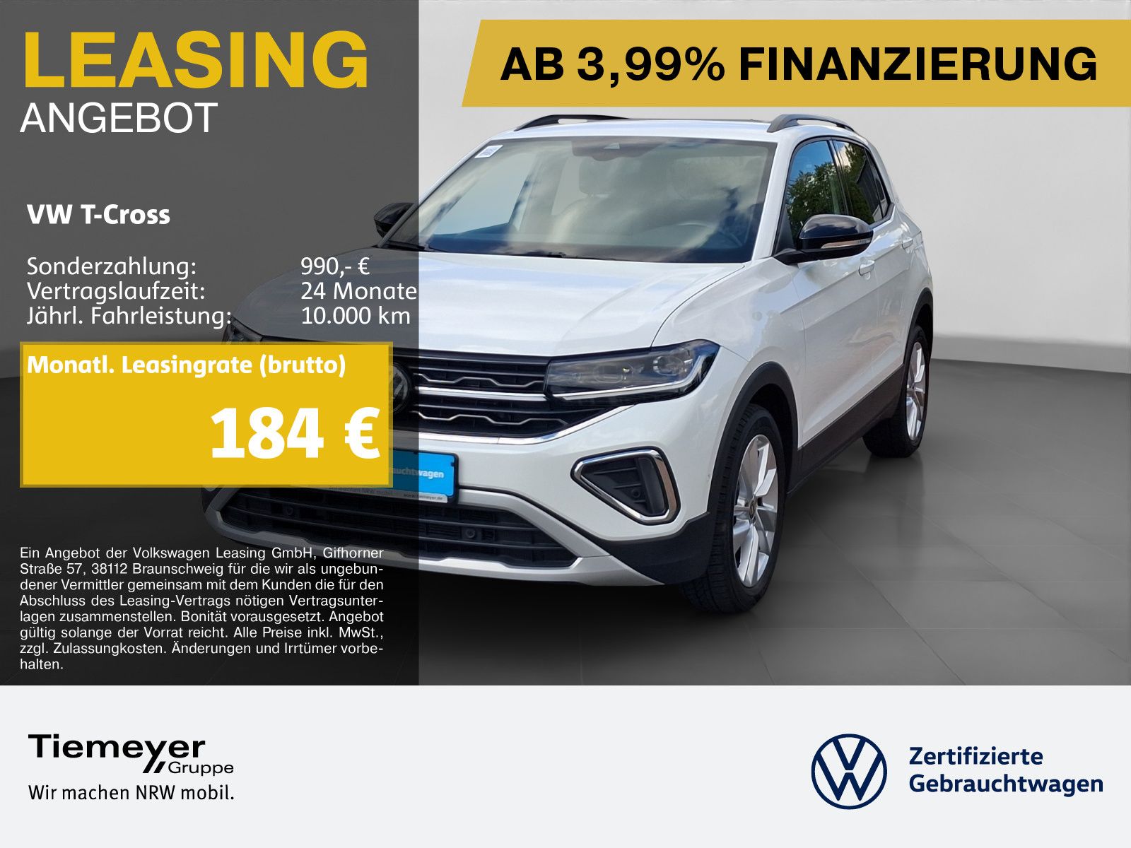 Volkswagen T-Cross 1.5 TSI DSG GOAL LM17 MATRIX AHK ASSIST foto 1