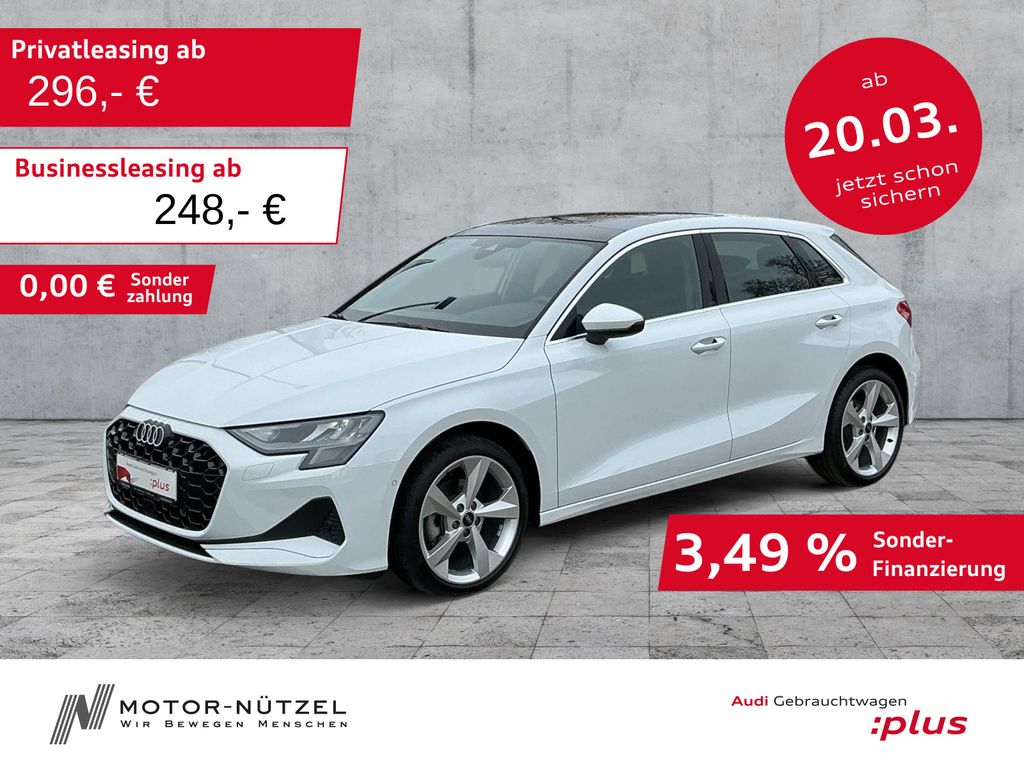A3 Sportback 30 TFSI S-TR ADVANCED LED+NAVI+PANO