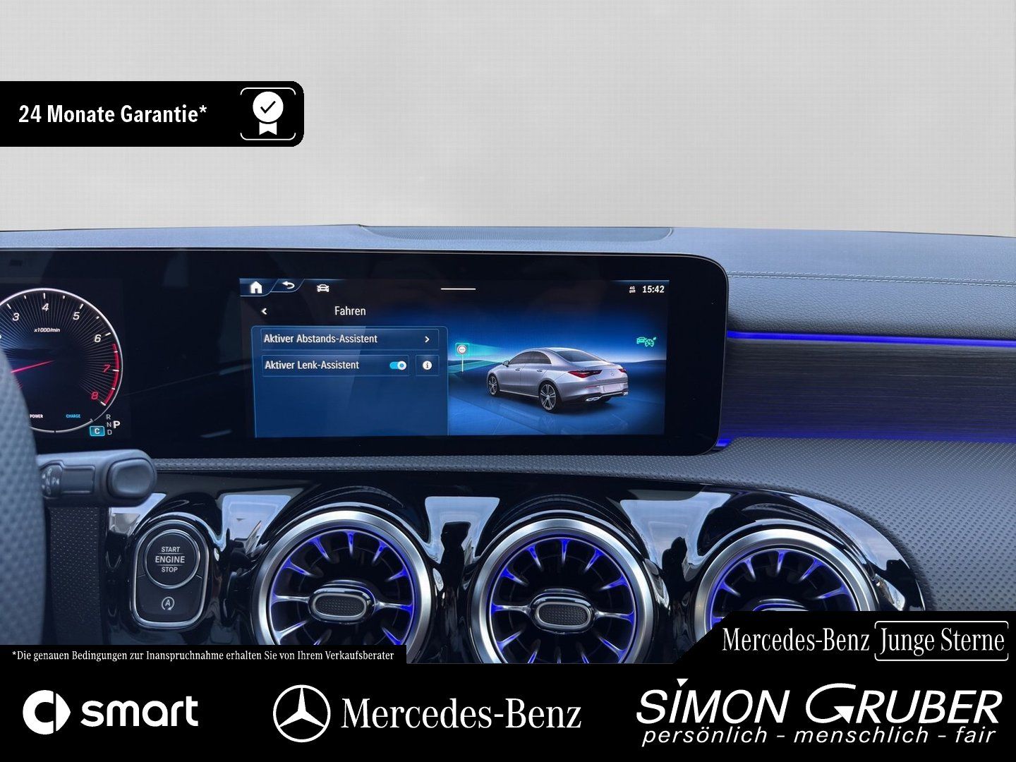 Fahrzeugabbildung Mercedes-Benz CLA 250 4M AMG Fahrass Burm MBeam Memory 360