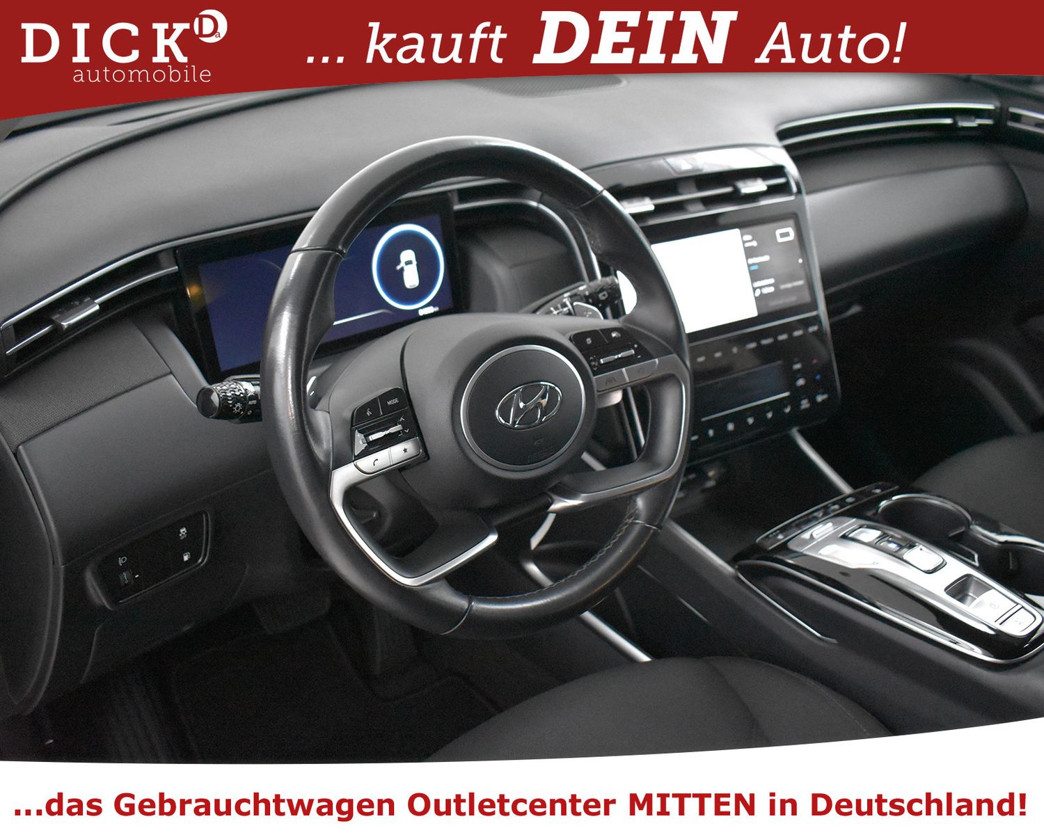 HYUNDAI Tucson 1.6 T Hyb 4WD >KAM+NAVI+SHZ+VIRTU+DAB+AHK - Image 10