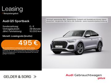 Audi Leasingangebot: Audi Q5 Sportback 50 TDI qu. S line Matrix*AHK*HuD*36