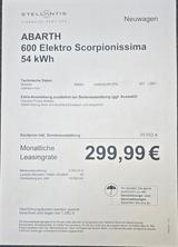 Abarth 600E Scorpionissima - Limitiert - Abarth 600e Neuwagen