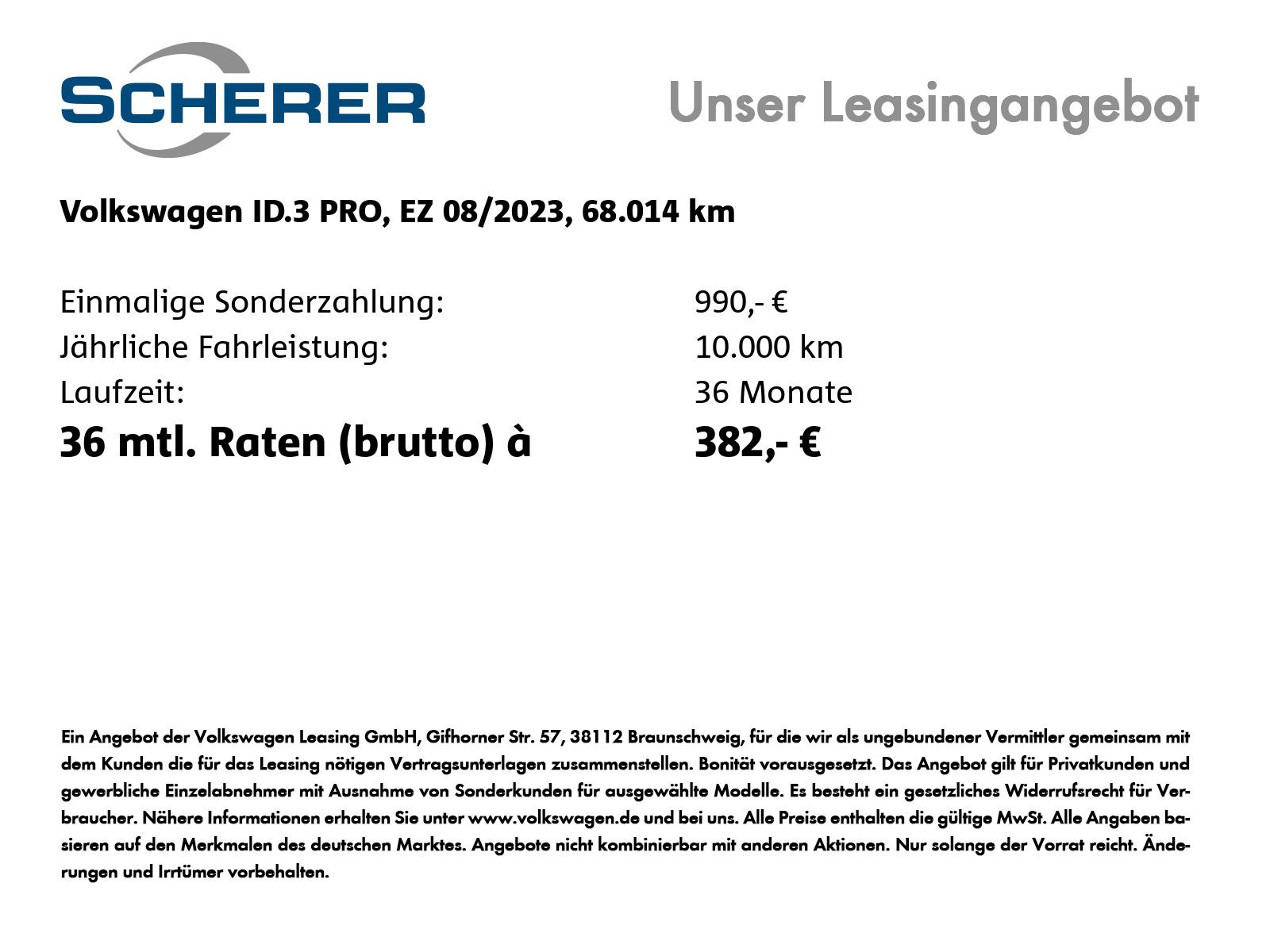 Volkswagen ID.3 Pro 58 kWh SOH 91% 19 in Anthrazit gla foto 2