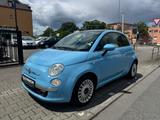 Fiat 500 Lounge GLAßDACH*KLIMA*USB - Fiat 500: Blau