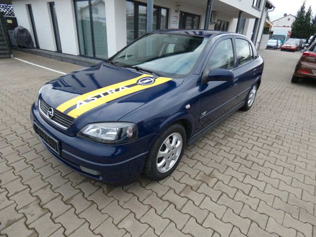 Opel Astra G Lim. Njoy 1,6 Klima Alu AHK Blau