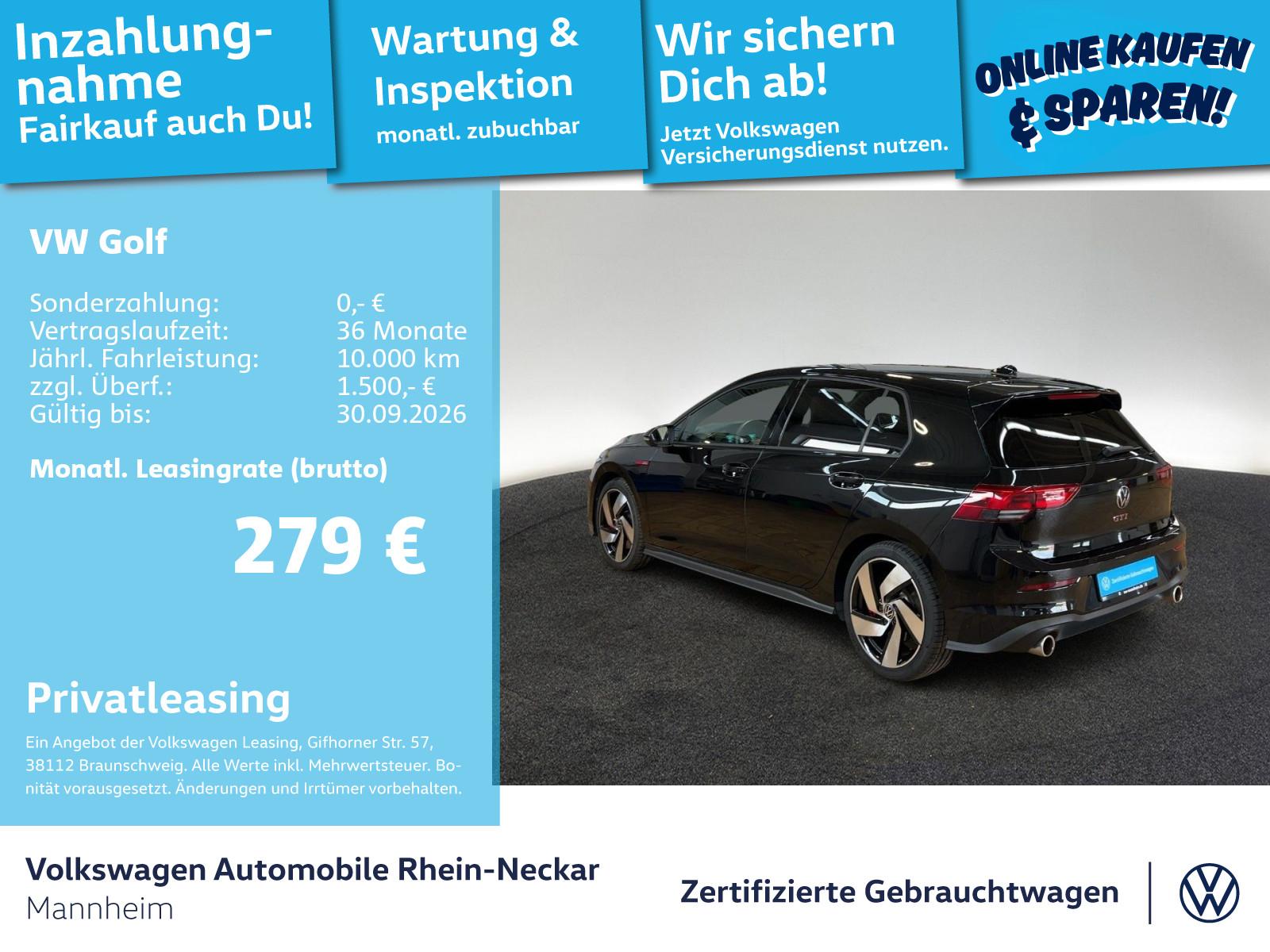 Volkswagen Golf VIII 2.0 TSI GTI Navi Kamera LED UVM, миниатюра 2