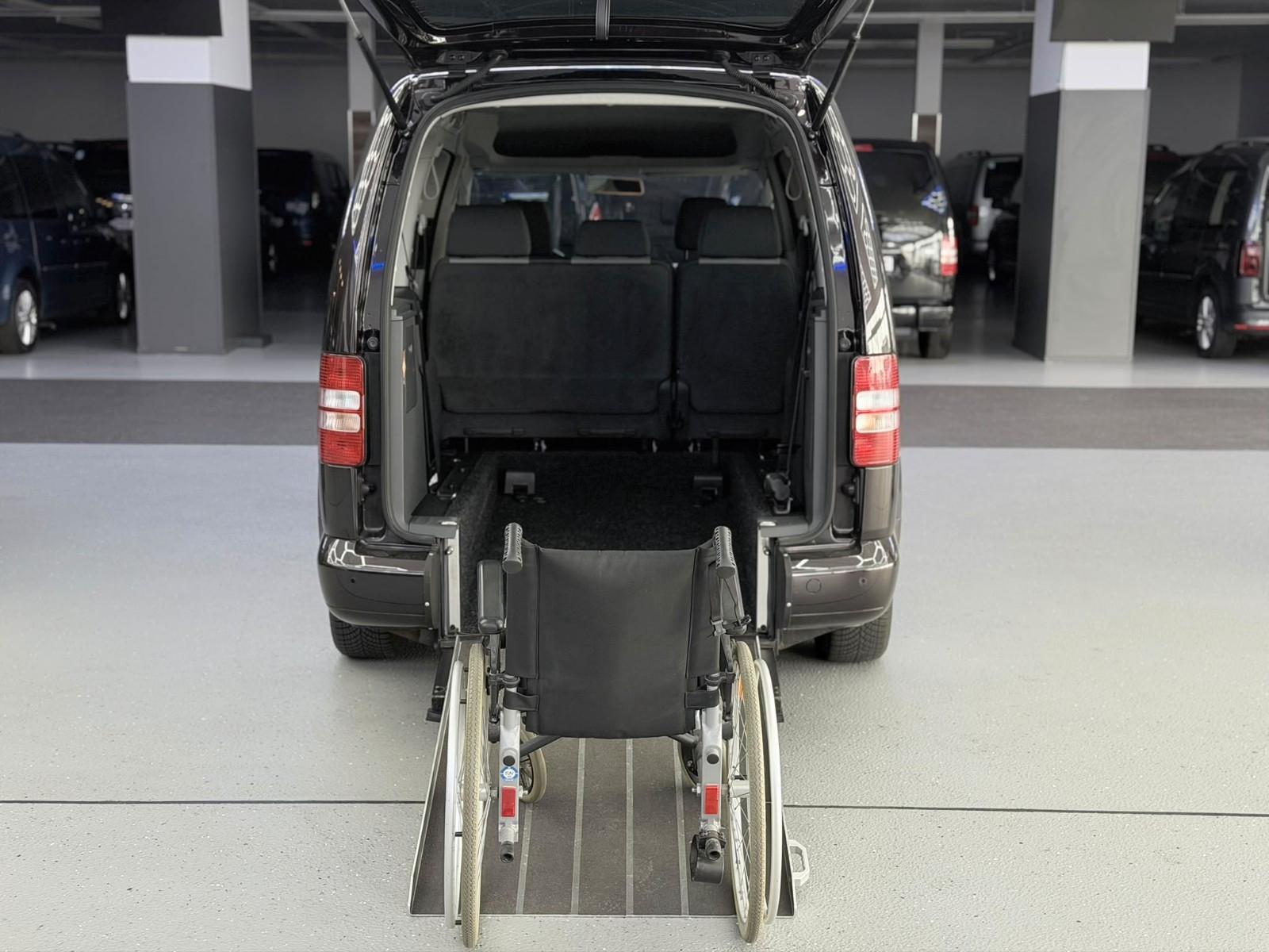 Volkswagen Caddy Maxi-DSG-Behindertengerecht-Rampe-1.Hand