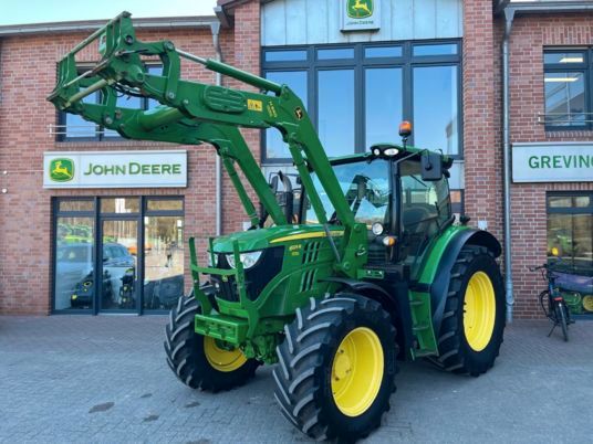 John Deere 6125R + H340 Frontlader 