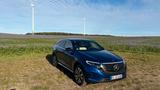 Mercedes-Benz EQC 400 4MATIC Service+ - mit Elektro-Antrieb: Blau, Ambiente-Beleuchtung, Geländewagen
