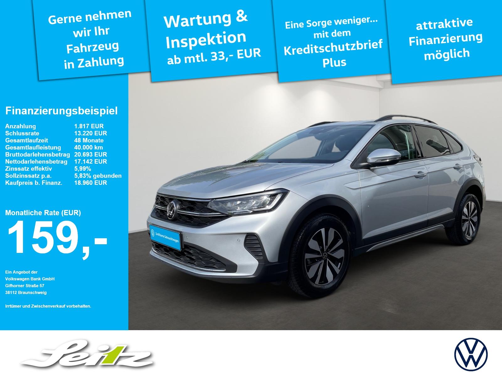 Volkswagen Taigo 1.0 TSI Move *LED*NAVI*PARKSENSOR*