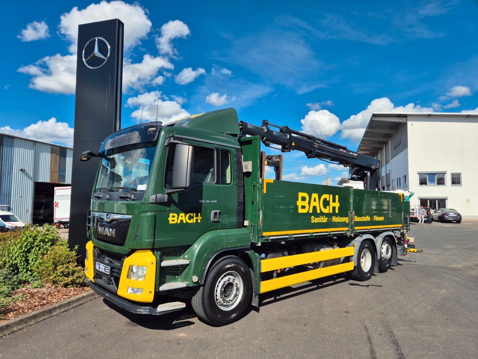 Fahrzeugabbildung MAN TGS 26.420 6x2-4 LL Hiab 177K PRO 2 Stück