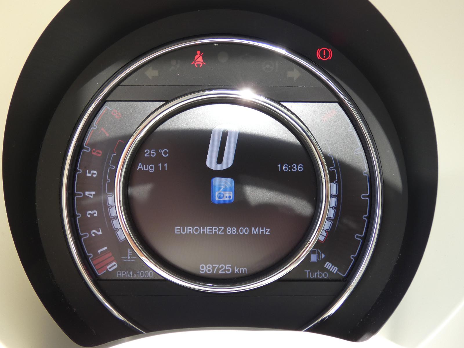 Fiat 500 Anniversario Glas-Schiebedach LED NAVI PDC