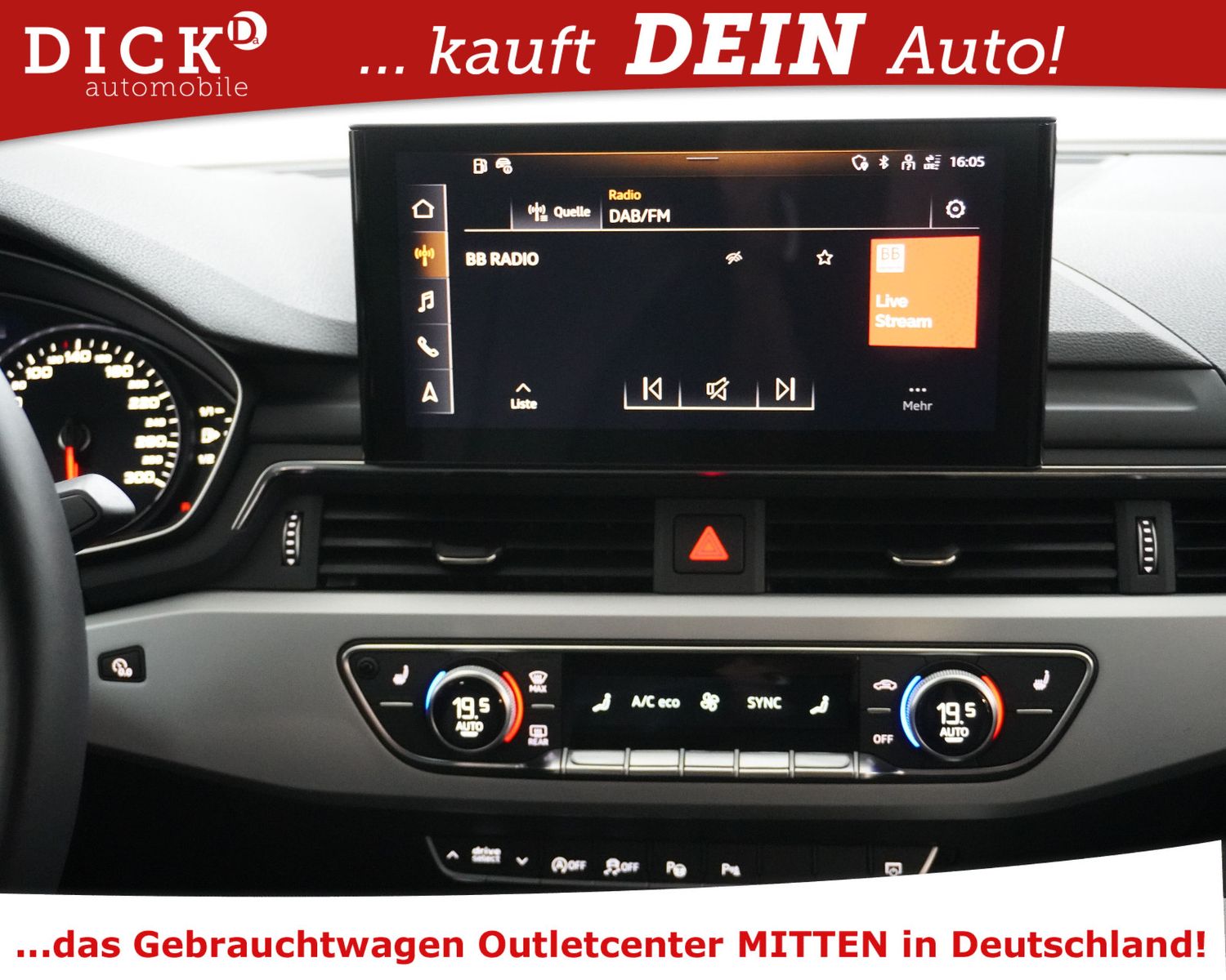 Fahrzeugabbildung Audi A5 SB 40d S LINE SPORT 5SI+LEDER+SHZ+NAV+KAM+LED