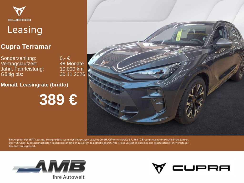 Abbildung Leasingangebot Cupra Terramar 1.5 e-HYBRID LED/HuD/Navi/Edge/06.30Gar