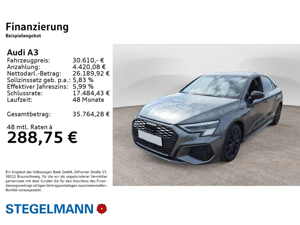 Audi A3 Lim 40 TDI qu. S-tronic S-Line *Standhzg*Matr imagem 2