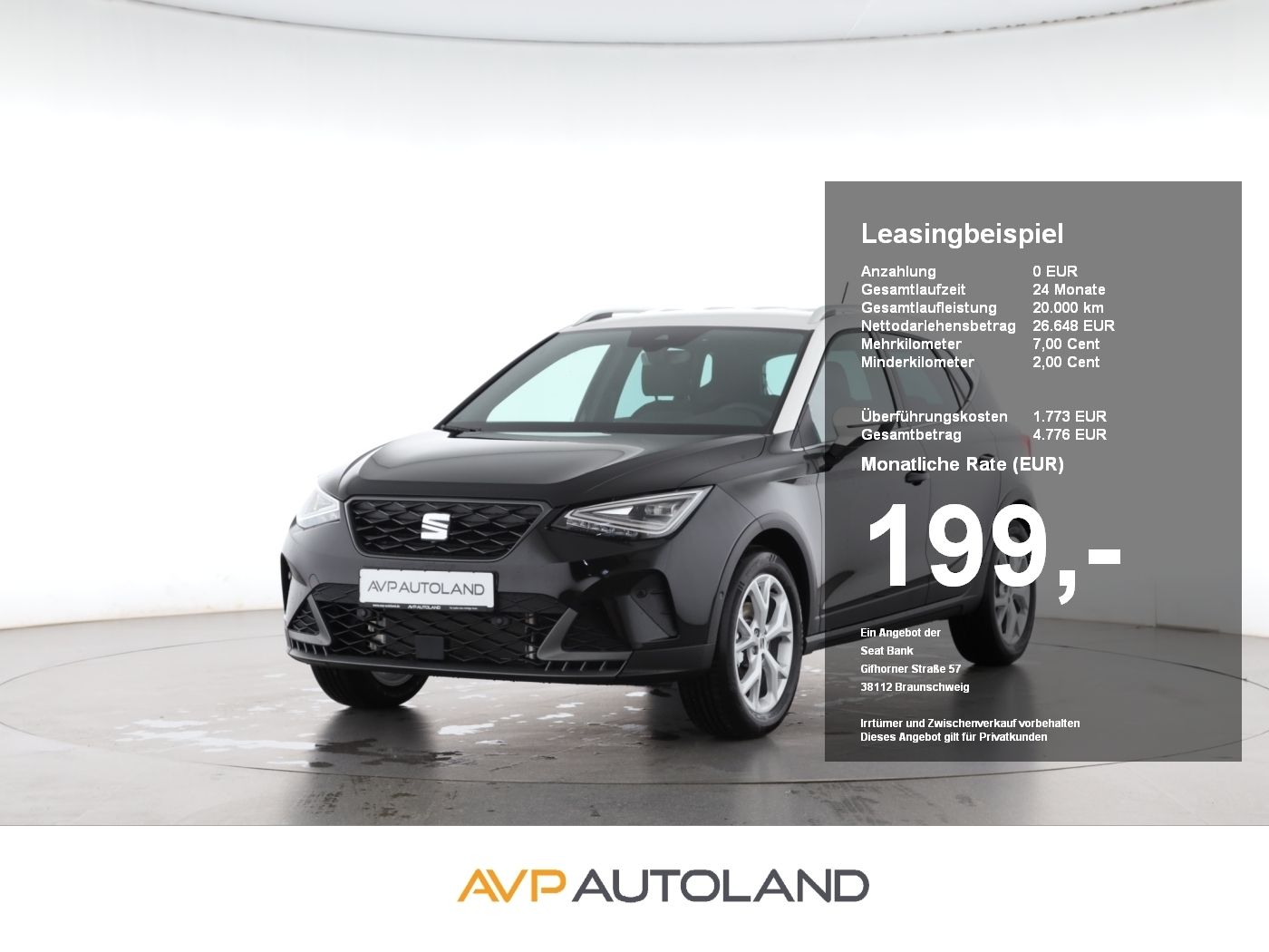 Seat Arona 1.0 TSI DSG FR | Fahrassistenz Paket XL |