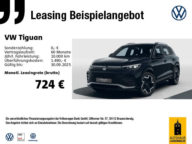 Vorschaubild: VW Tiguan 1.5 eHybrid R-Line DSG *AHK*HuD*R-CAM* (Fahrzeug-Nr. GJ6830)