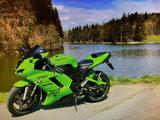 Kawasaki Ninja ZX6R lime green mit Sportauspuff - KAWASAKI 2008 NINJA ZX6R