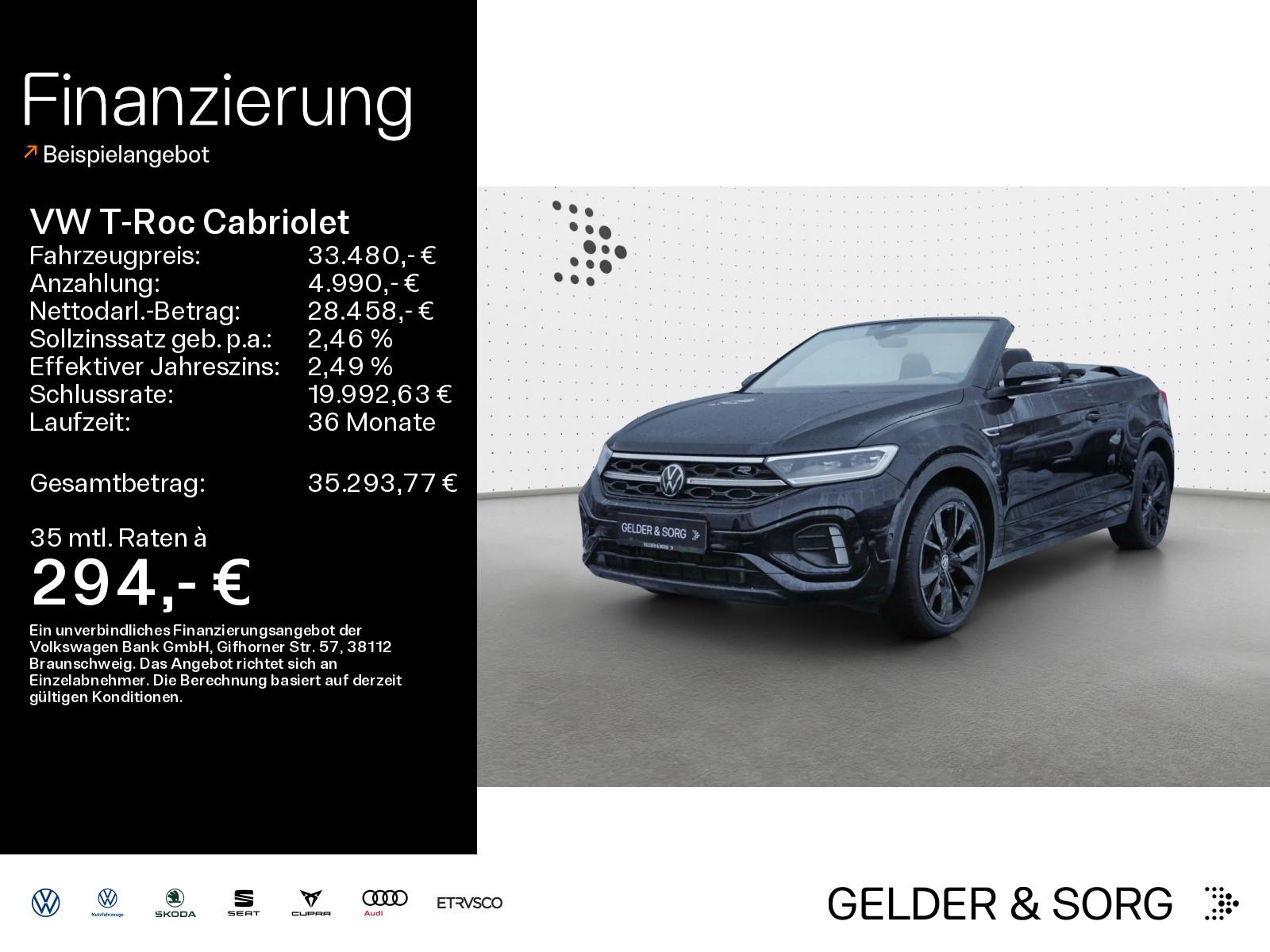 Volkswagen T-Roc Cabriolet R-Line*SteppLeder*Stand*19Z*AHK*