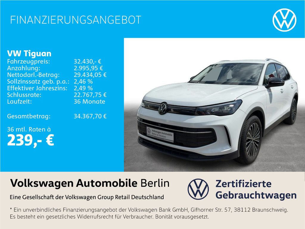 Tiguan 2.0 TDI DSG Goal Navi LED SHZ ACC PDC