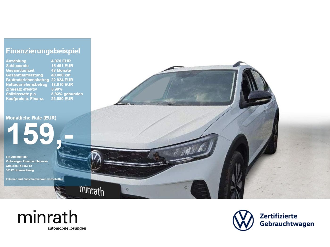 Volkswagen Taigo GOAL 1.0 TSI DSG AHK ACC LED APP SHZ 2xPDC foto 1