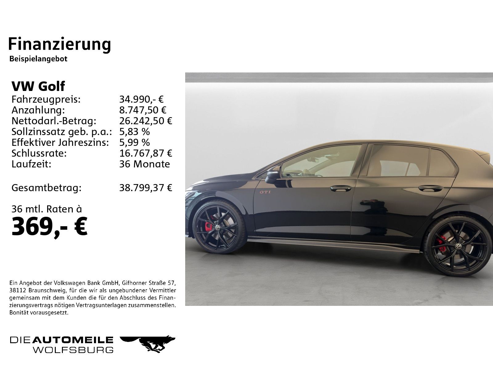 Volkswagen Golf 8 VIII 2.0 l TSI DSG GTI AHK Rückkam foto 2
