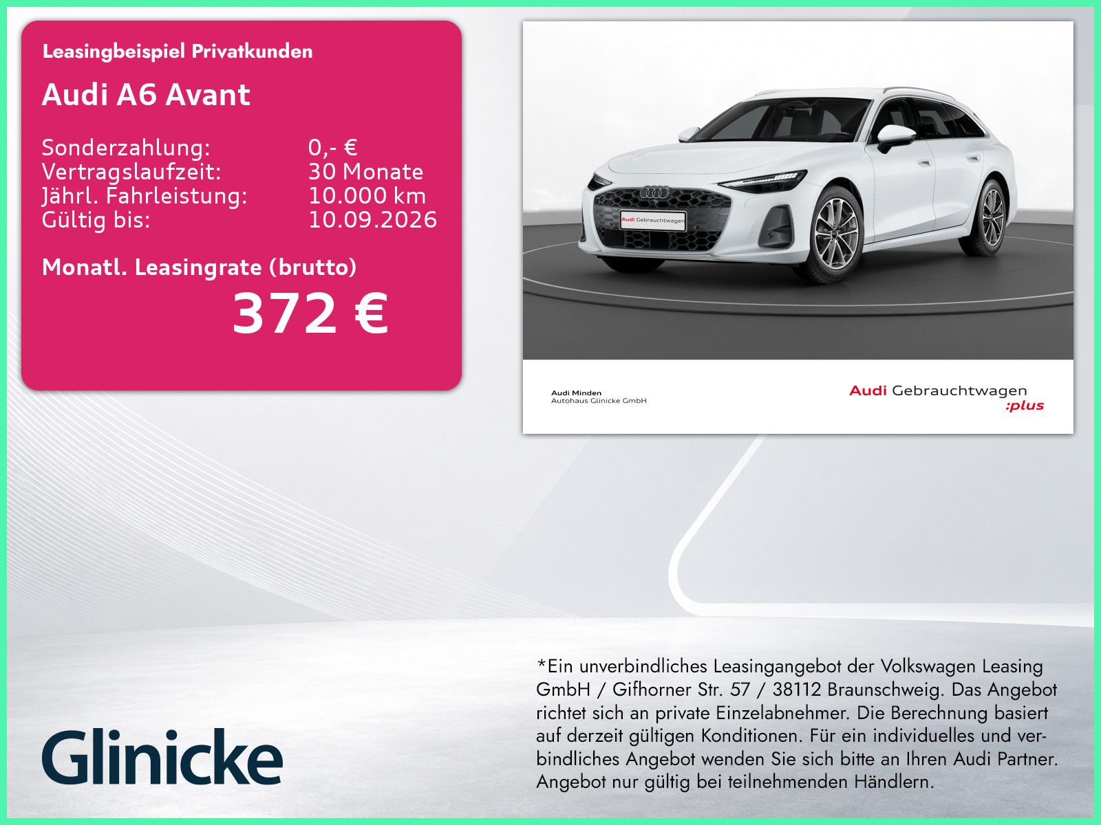 Audi A6 Avant 2.0 TFSI AHK LED LM 18" 360° Beifahrerd