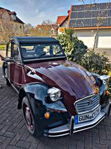 Citroën 2 CV Charleston rouge delage  - schwarze Citroën 2 CV